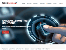 Tablet Screenshot of fusionbiometrics.com